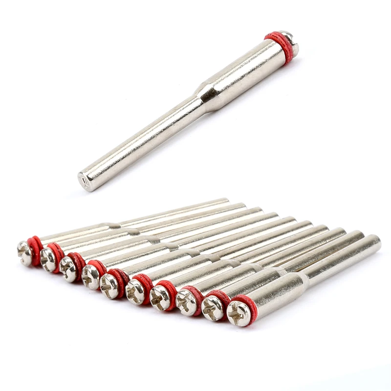 10 шт. миниатюрный никелированный стальной винт шпиндель 3 17 мм хвостовик 2 Диаметр