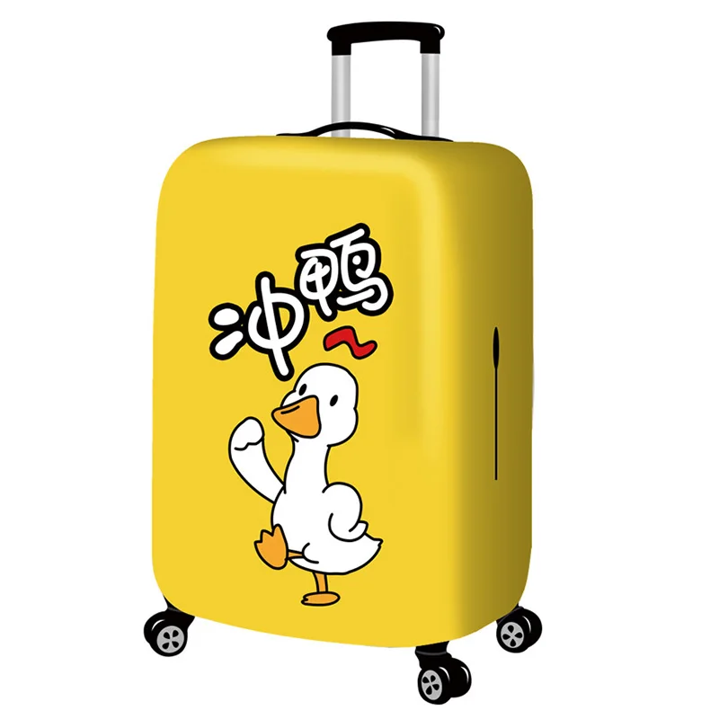 W Luggage cover Эластичные Защитные чехлы для багажа с животным узором, Чехол для багажа, подходит для 18-32 дюймов, пылезащитный чехол для чемодана, аксессуары для путешествий - Цвет: W Luggage cover