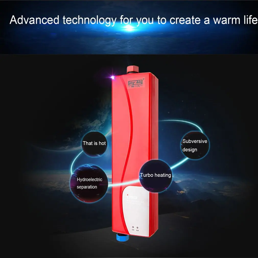 Universal Instant Heating Type Kitchen Po Electric Water Machine for Household Use 3000W High Power Heater | Бытовая техника