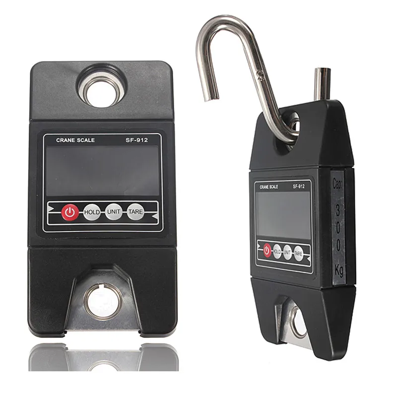 Цифровые подвесные весы с крючком мини для тяжелого электронного крана 300 кг/0 1 кг