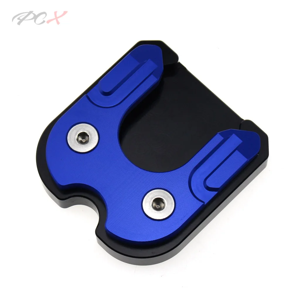 

For 1200 STELVIO 8V NTX 2011-2014 CNC Billet Kickstand Foot Plate Side Stand Extension Pad Enlarge Extension