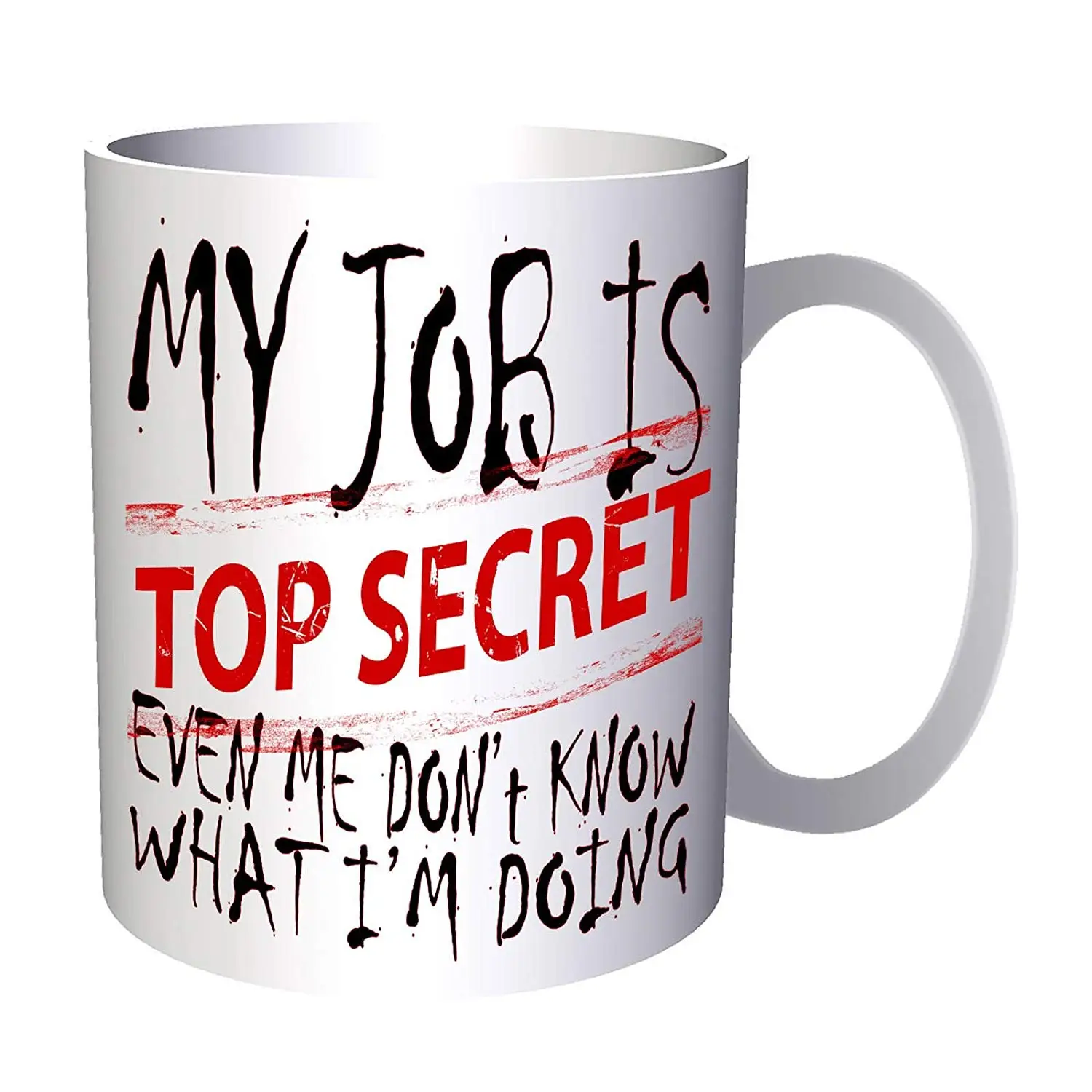 My Job Is Top Secret забавная Новинка Кружка Подарочная офисная чашка