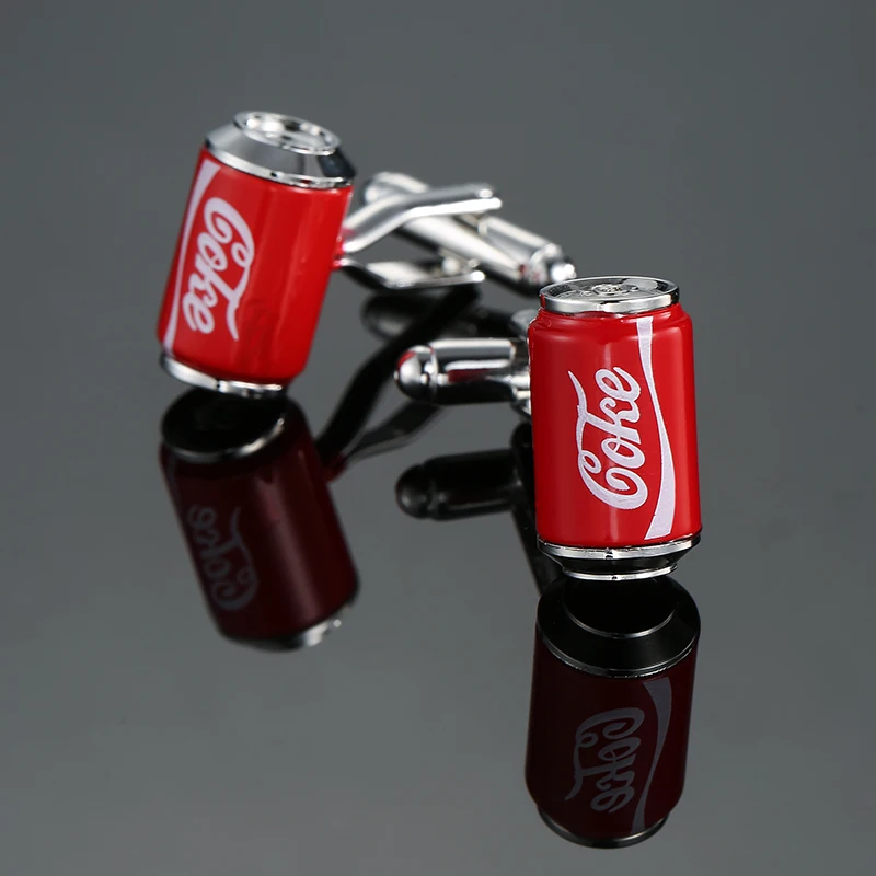

High quality bottle Cufflinks new fashion jewelry red Cufflinks men's business shirt suit badge pin wholesale & retail