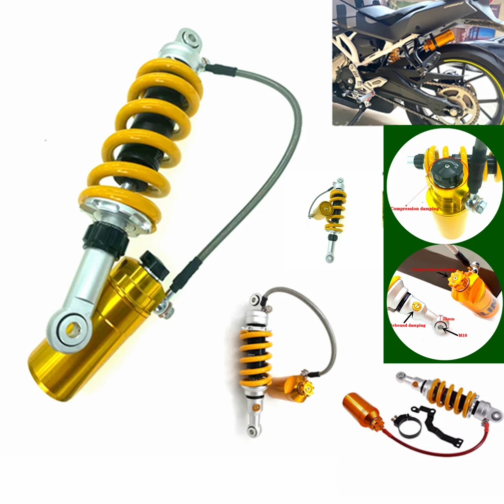 

Adjustable 320mm Motorcycle Central Rear Shock Absorber For Honda CB650 Suzuki GSX/GW/DL250 Apulia GPR125/150 APR150 CF400 650NK