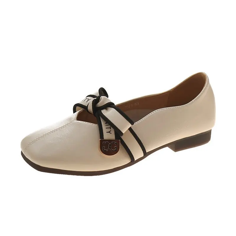 2021 Новая модная обувь на Плоском Каблуке Женские туфли лодочки балетки