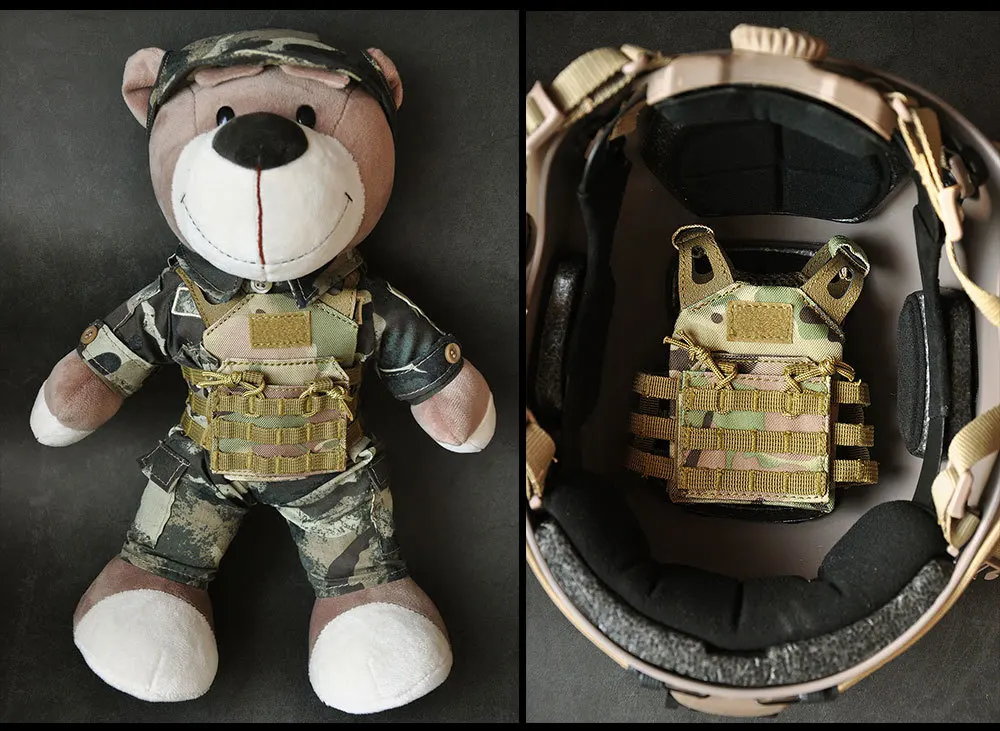 koozie военный Molle мини JPC Тактический Жилет Охотничий Открытый регулируемый пояс журнал орнамент кулон США