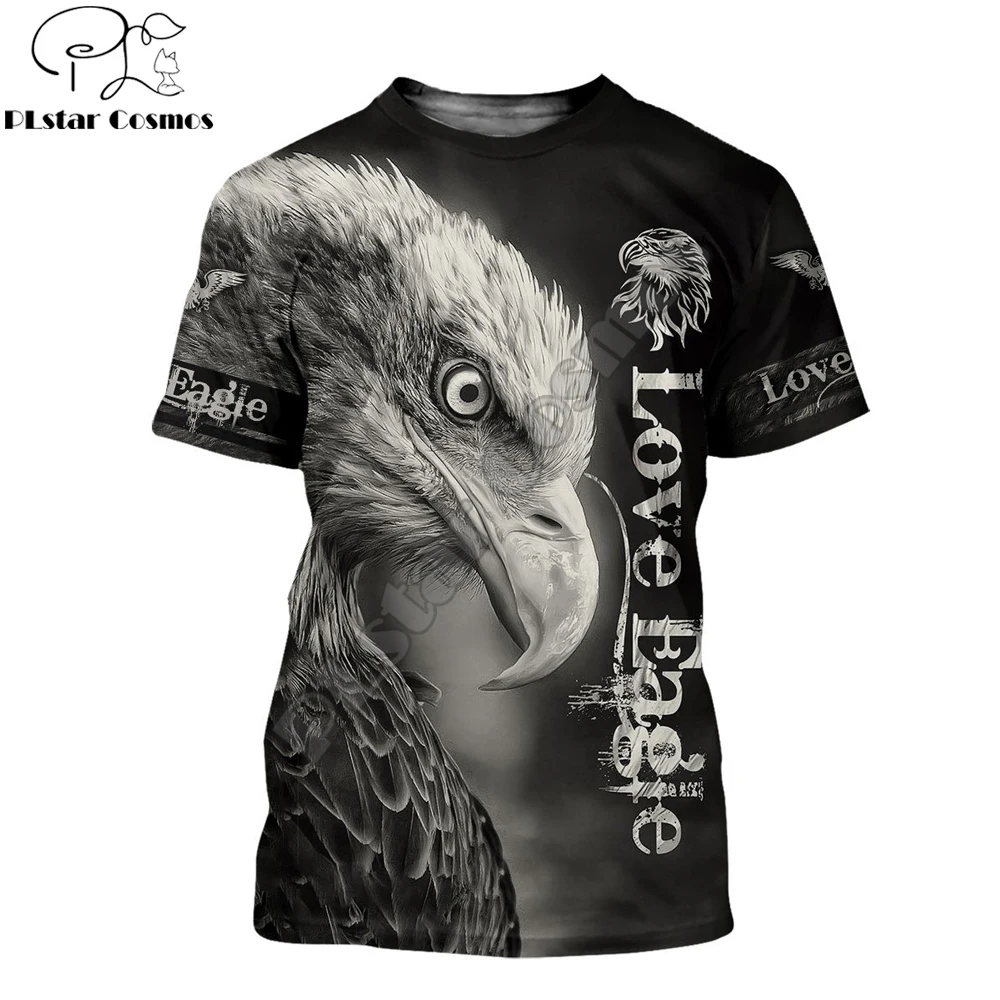 

Summer Hipster Men t-shirt Animal Eagle Indian Native 3D Printed Harajuku Short sleeve T shirt Unisex Casual tops TX0195