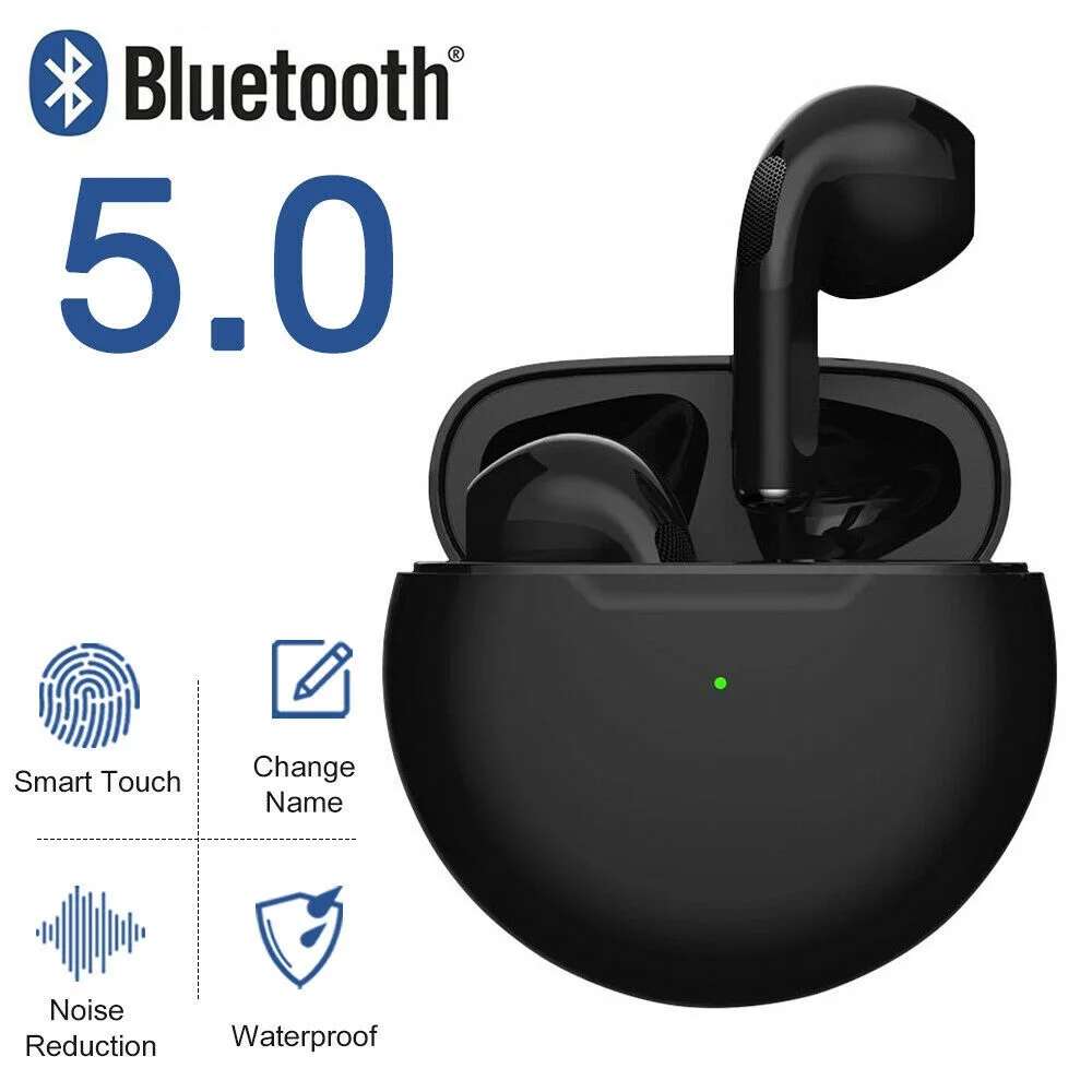 

Bluetooth Headset TWS Wireless Earphones Headphones For iPhone Samsung Android
