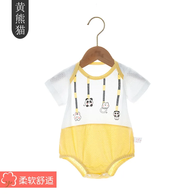 

Cartoon animal pattern newborn baby clothing one piece printed baby tights