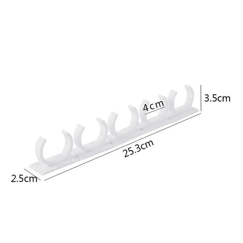 

4Pcs/set 20 Jar Rack Storage Holder Wall Cabinet kitchen Shelf bottle storage Gripper refrigerator clip Z7I6