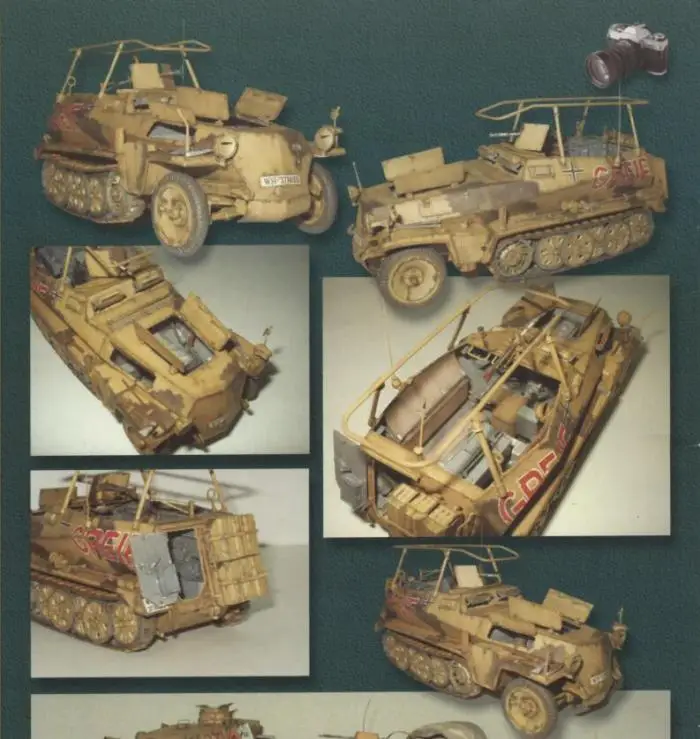 Мировая война II Sd.Kfz.250 военный автомобиль 3D бумажная модель Diy | Игрушки и хобби