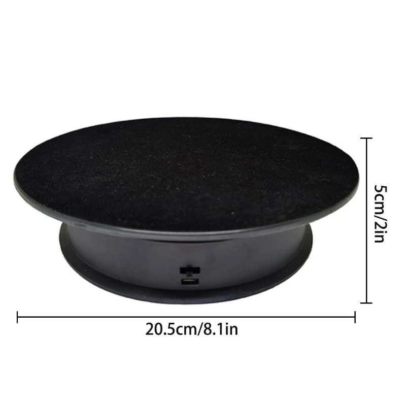 

Electric Rotating Jewelry Display Stand Motorized Rotary Turntable Show Holder