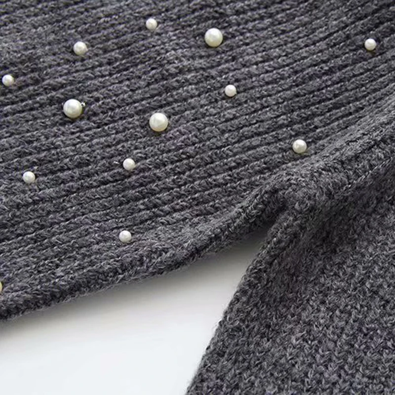 Женский Повседневный трикотажный свитер размера плюс с рукавом реглан и