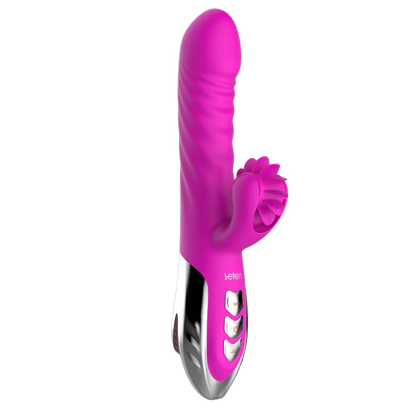 Женская секс игрушка для мастурбации leten/smart с нагревом frenzy stick Женский двойной
