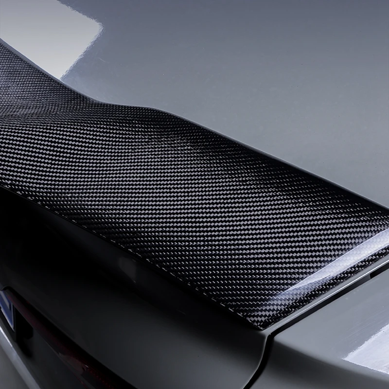 Стильный спойлер R для заднего багажника из углеродного волокна автомобильное