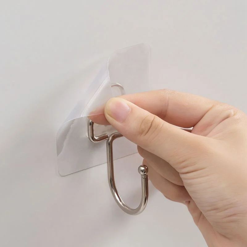 

Large Adhesive Hooks Waterproof and Rustproof Wall Hooks for Hanging Heavy Duty Metal Towel and Coats Hooks Clothes Coat Hanger
