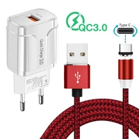 for samsung s20 fe s21 huawei p40 honor 20 30 magnetic type c charge cable for xiaomi poco x3 m3 redmi 9 phone fast usb charger