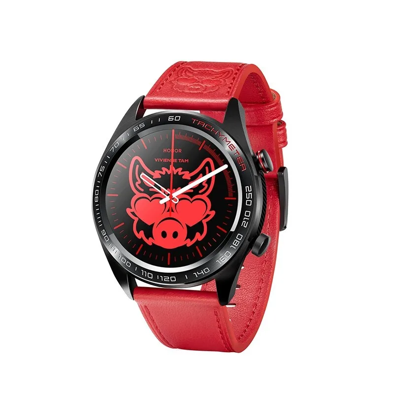 

100% Original Huawei Honor Watch Ceramic Smart Watch Sport Sleep Run Cycling Swimming Mountain GPS 1.2" AMOLED Color Screen