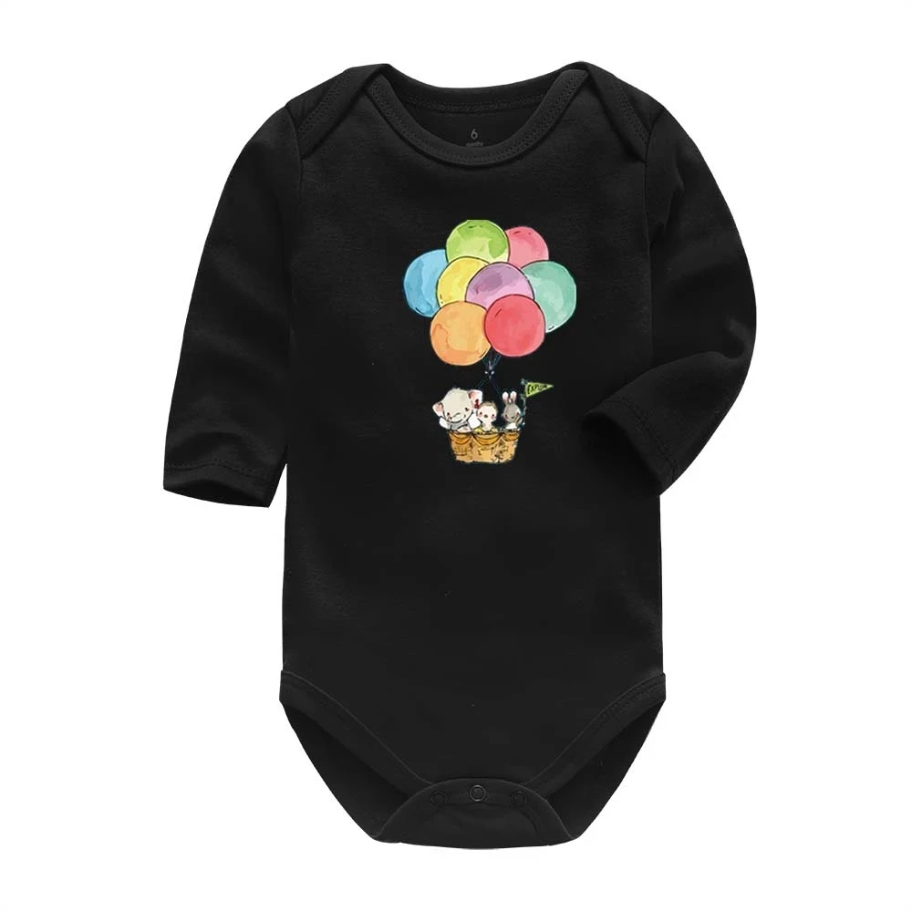 

Baby Boy Girl Clothes 0-24 Months sets Newborn Toddler Infant Long Sleeve Cartoon Print Bodysuit kids Romper free shipping