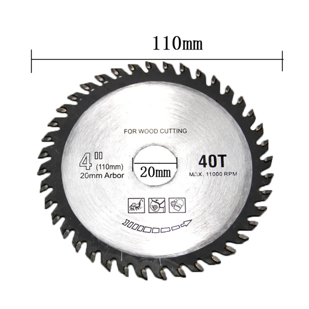 

110mm Circular Saw Blade Industrial Grade for Woodworking Sliding Table Saw Wood Cutting Tools 40 Teeth for Wood Cutting