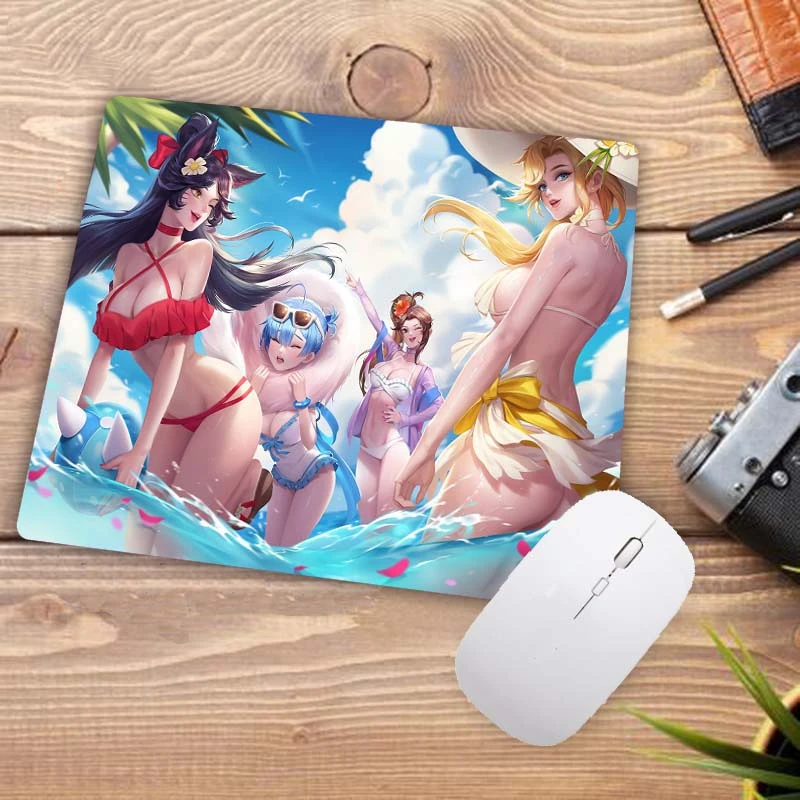 

Sexy Girl Mouse pad Animation Cute Keyboard Mouse Pin Mouse High Quality Laptop Games For Players