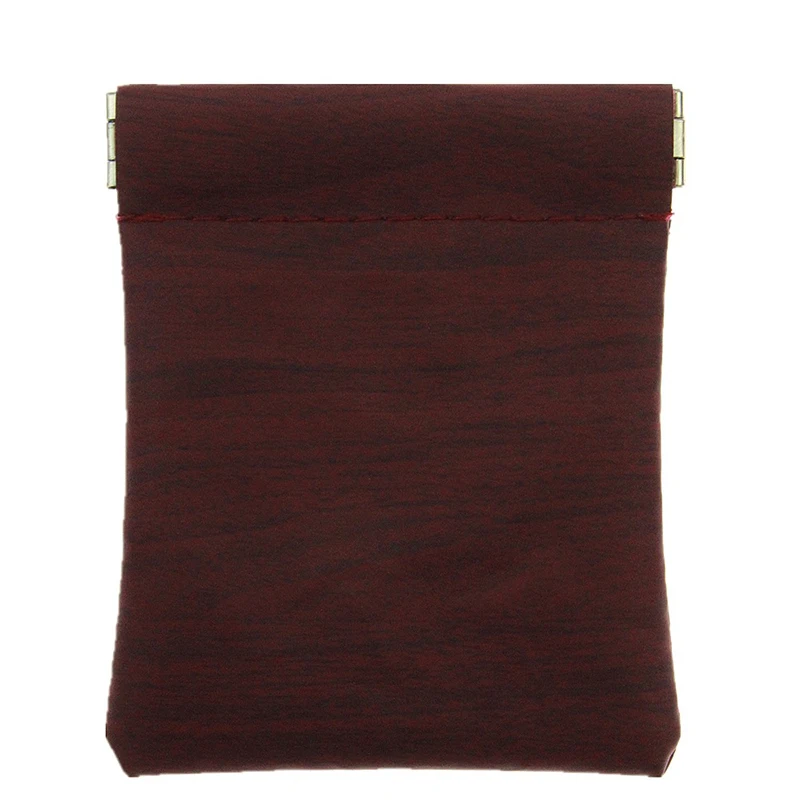 

Fashion Unisex Small Mini Wallet Bag Pu Leather Coin Purse Wallet Lady Fashion Short Coin Burse Solid Color Purses Money Bag