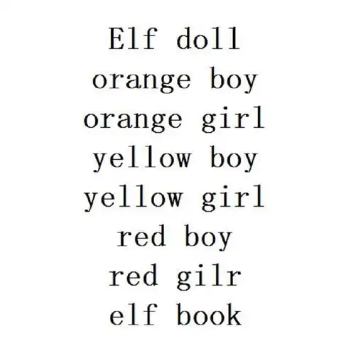 Рождественский олень оранжево-желтый красный мальчик и белая черная девочка микс куклы эльф куклы для детей детская игрушка
