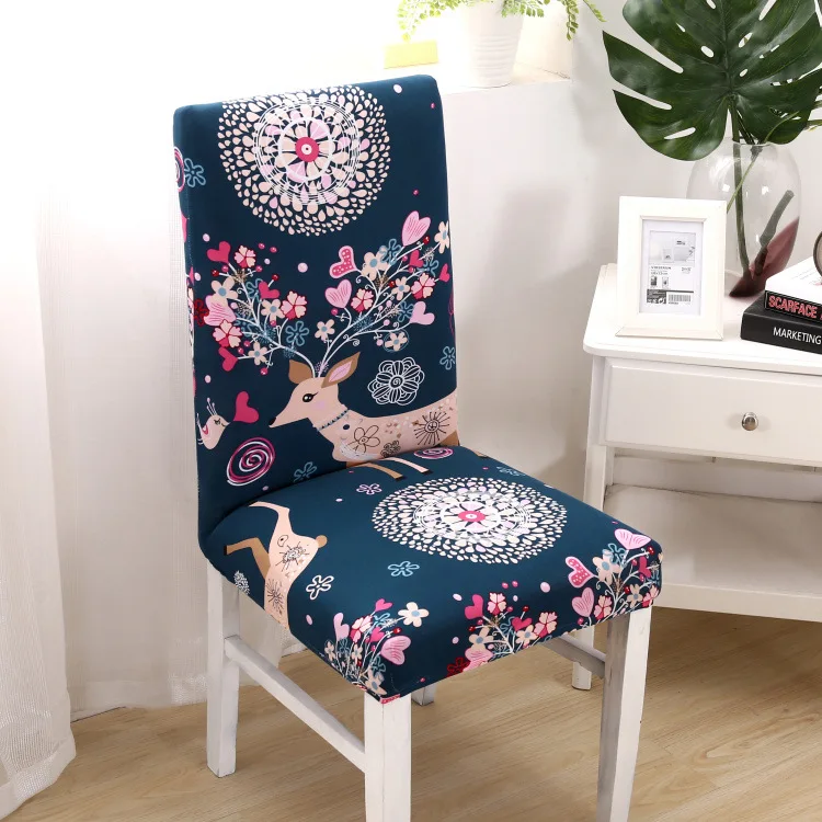 

Cartoon Animal Chair Cover Spandex Stretch Wedding Dining Covers For Chair Removable Slipcovers Banquet Chair Cover Home Decor