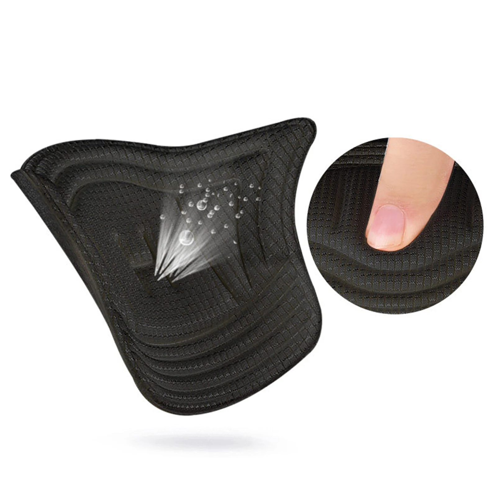 2 шт. аварии стельки Лоскутная обувь обратно Стикеры подходит для различных видов