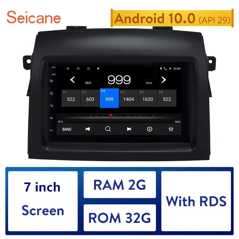 

Seicane For 2004-2010 Toyota Sienna 7 Inch Touchscreen 4-core 2 Din Android 10.0 Car GPS Multimedia Navi Stereo Player With WIFI