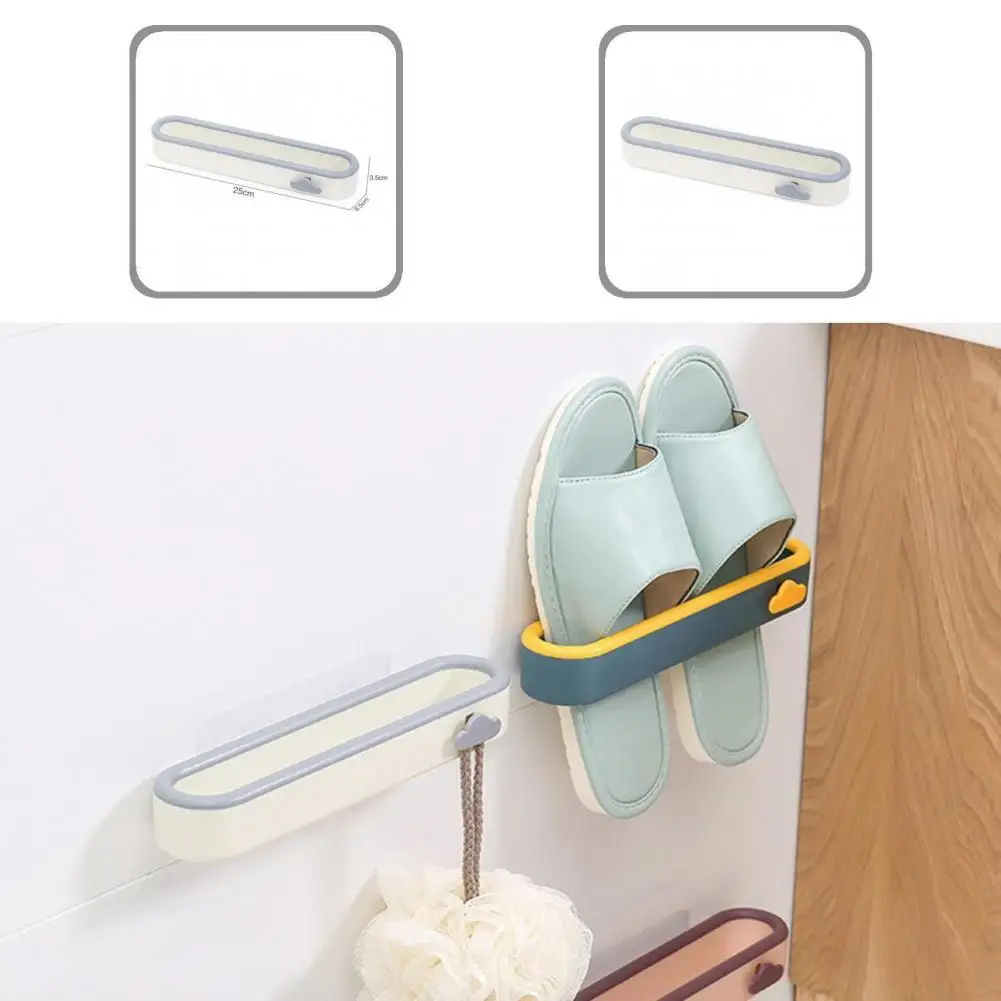 

Useful Punch-free Wall-mounted Storage Rack Toilet Towel Organizer for Bathroom