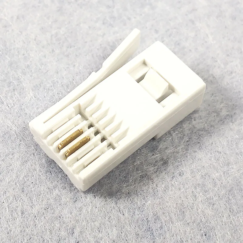 

UK-6P2C RJ11 Telephone Modular Plug Jack For Cord