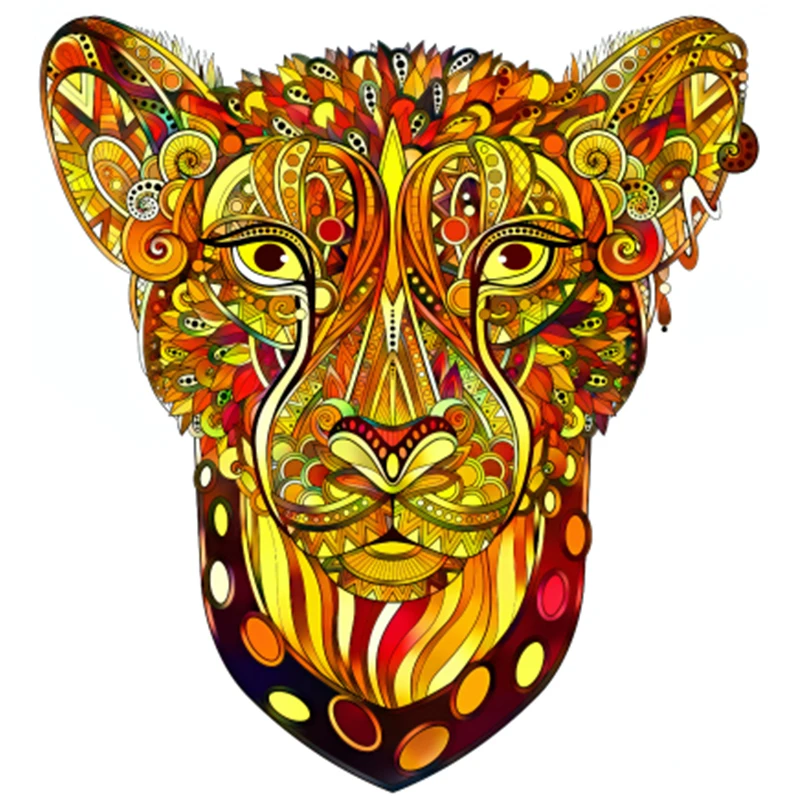 

Puzzle 100 Piece for Kids Children Leopard Unique Animal Puzzles A5 A4 A3 Adults Montessori Wooden Toy 3D Block DIY Dropshipping