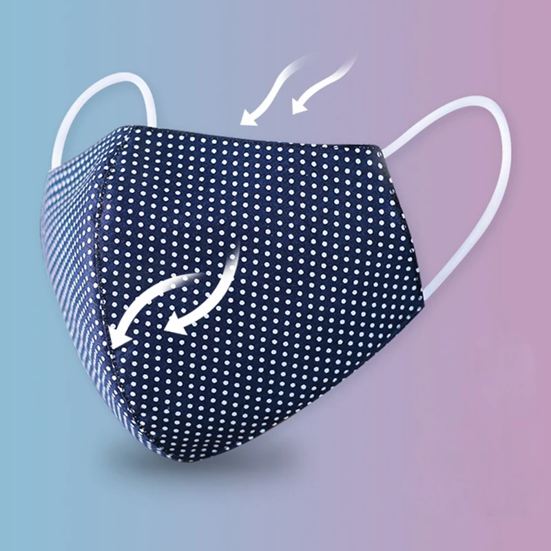 10 шт многоразовые маски для лица дышащая хлопковая маска унисекс PM2.5 моющиеся рта