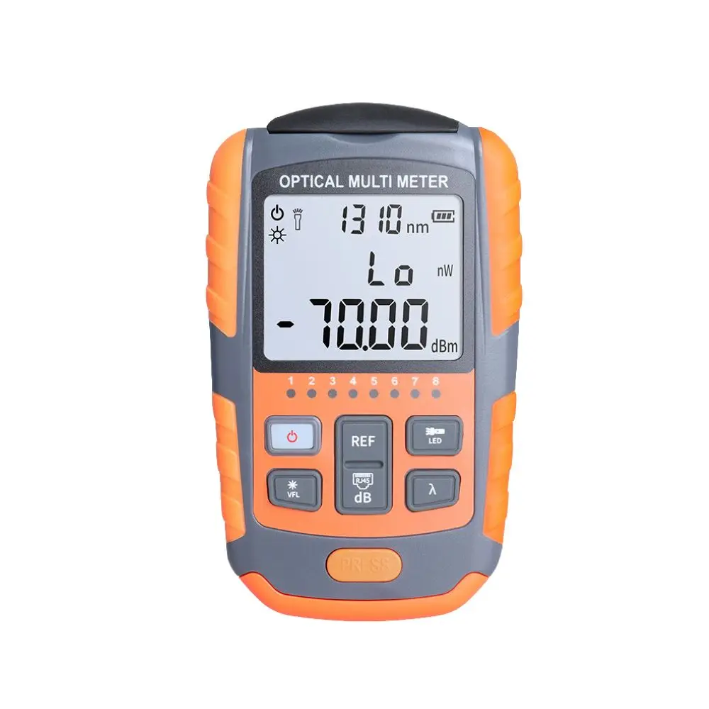 

4 in1 Optical Power Meter Visual Fault Locator Network Cable Test -70~+6Bm Optical Fiber Tester