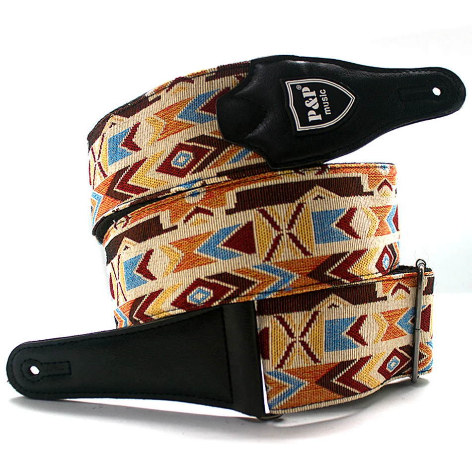 Регулируемый ремень P &amp для бас-гитары хлопчатобумажный гитары расширение и
