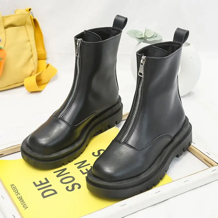 

2021 New Women's Autumn Boots, Women's High Boots, Fashionable and Comfortable Women's Boots, Round Toe Boots Boots Women