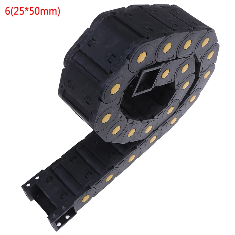 Cable Chain Semi-Enclosed Wire Transmission Carrier Plastic Drag Towline For 3D Printer CNC Engraving Machine 15-50mm