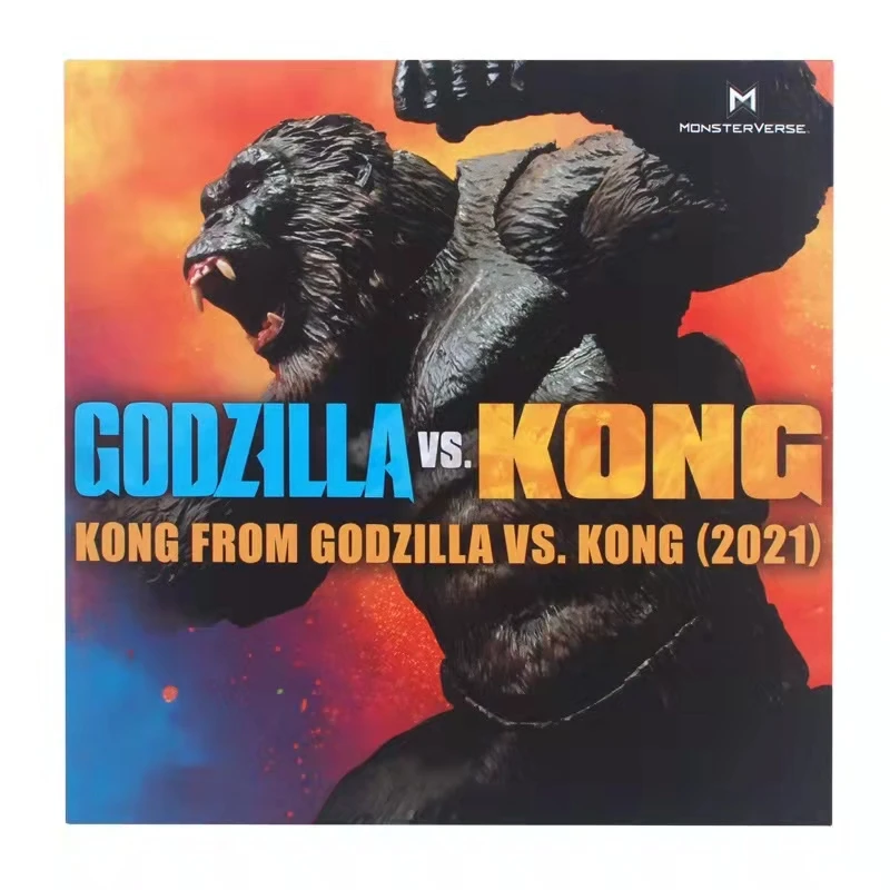 

Bandai Anime Model 2021 Movie Version SHM Godzilla Vs. King Kong Gorilla PVC Action Figure Collection Childrens Model Toy Gift