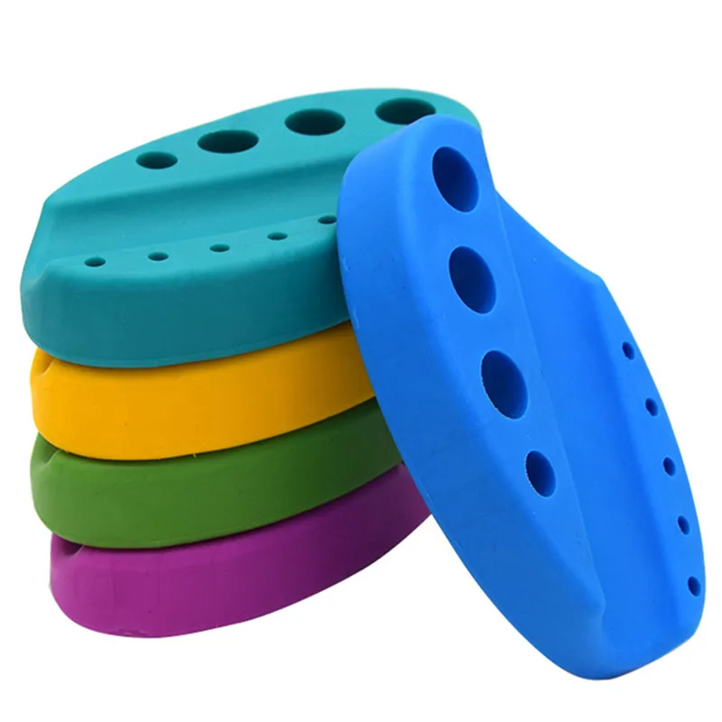 

10 шт. новый овальный силиконовый гелевый цветной держатель для татуировок, держатель для ручек, стойка для чернил, стойка для перманентной в...