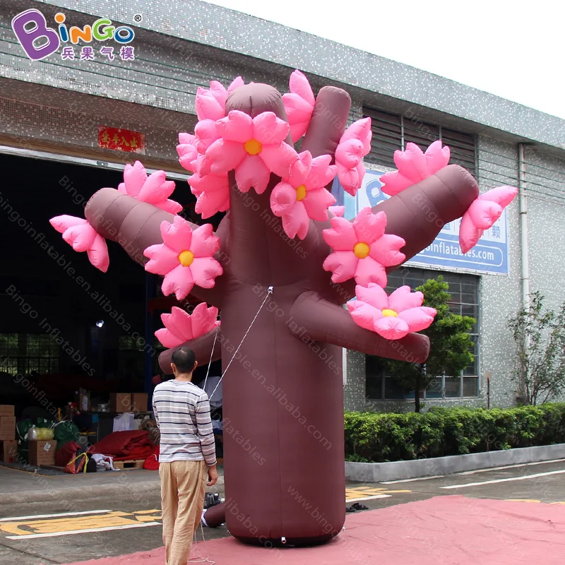 Изысканное Надувное персиковое дерево для украшения мероприятий/гигантское Цветочное улицы/надутое