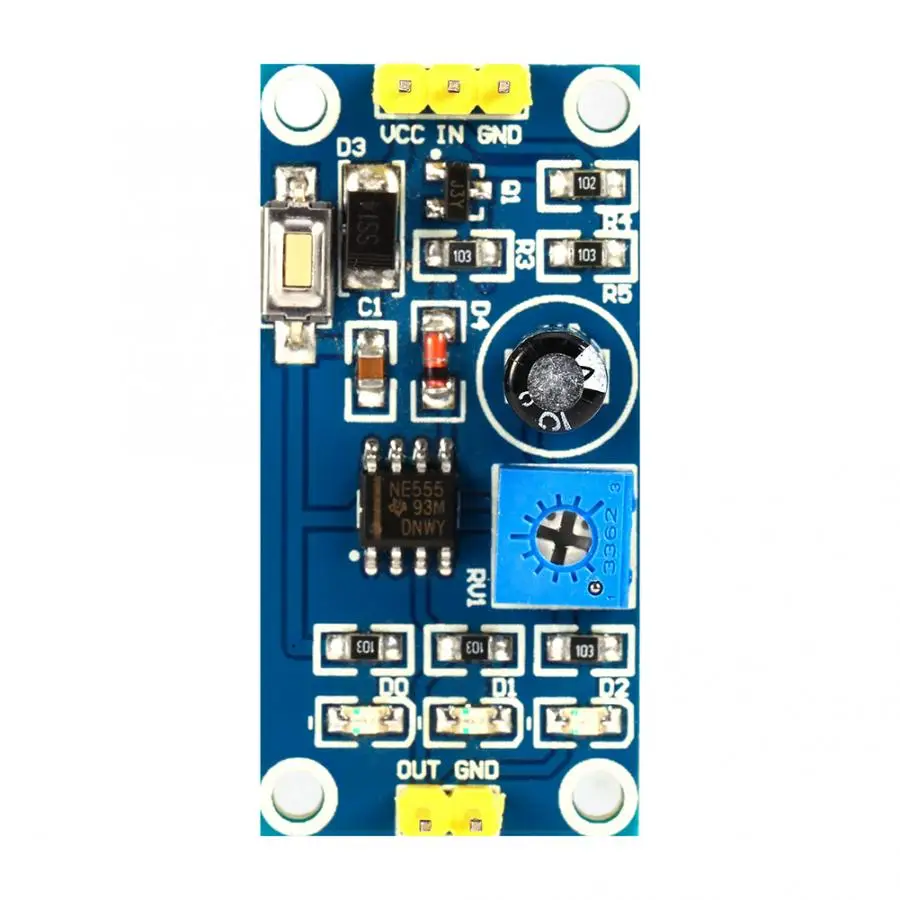 5-12V Time Delay Relay 0-120s Timer Controller Board NE555 Adjustable Module On-Board Test Button | Обустройство дома