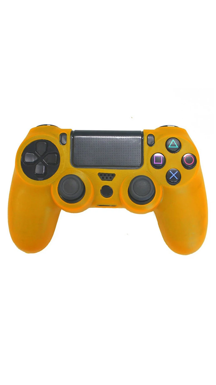 Защитный чехол s для контроллера PS4 силиконовый чехол для контроллера PS4 водонепроницаемый Противопылевой нескользящий корпус игровой консоли - Цвет: Orange