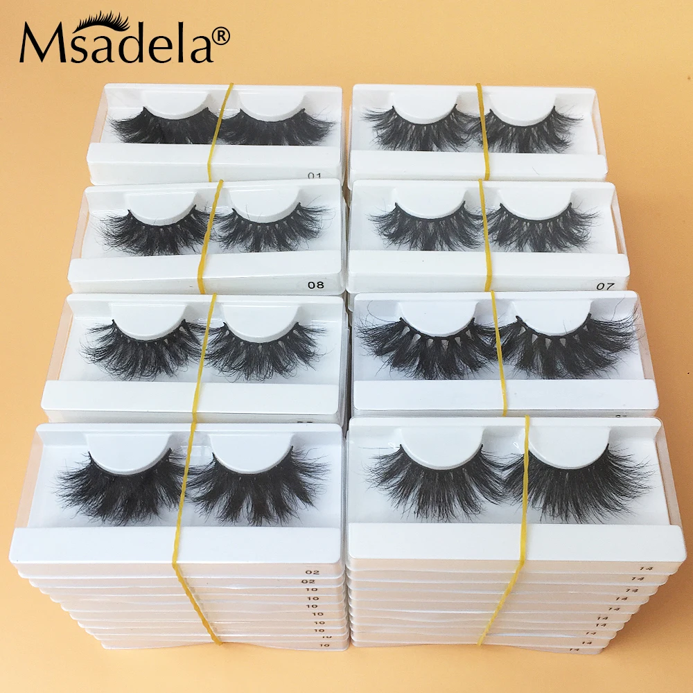 

25mm Lashes Wholesale 3D Mink Lashes Pack 8D False Mink Eyelashes Extension Dramatic Eye Lashes Bulk Make Up Magnetic Eyelashes
