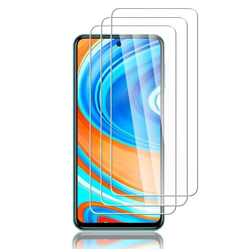 

3Pcs Full Tempered Glass For Xiaomi Redmi Note 10 9 8 7 6 Pro 10S Screen Protector For Poco X3 Nfc M3 F2 Pro Mi 10T Pro Glass