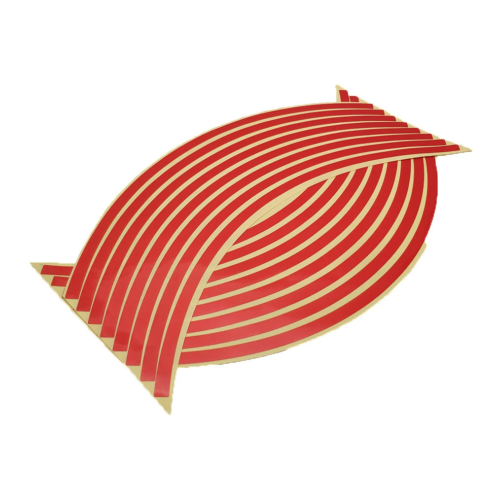 Наклейка на колесо мотоцикла 3D светоотражающая лента для обода наклейки