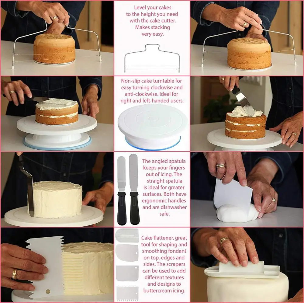 

Инструменты для украшения торта насадки для глазировки 128 шт. кондитерский мешок вращающийся кондитерский насадка конвертер инструмент дл...