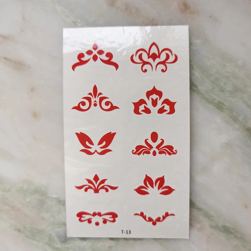 Водостойкие временная татуировка сексуальная женская в китайском стиле