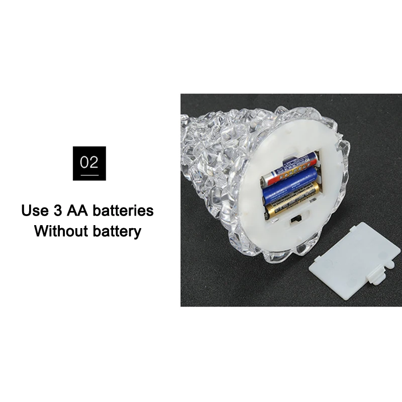 

Color Changing LED Christmas Tree Battery Operated and Portable for Dining Table Centerpieces Mantle LKS99