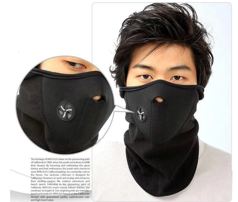 1 шт. противопылевая велосипедная маска повязка на голову зимний чехол для лица